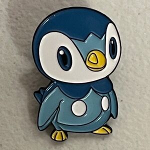 Pokemon Piplup Enamel Pin Hats Blue Hat Pins Streetwear White